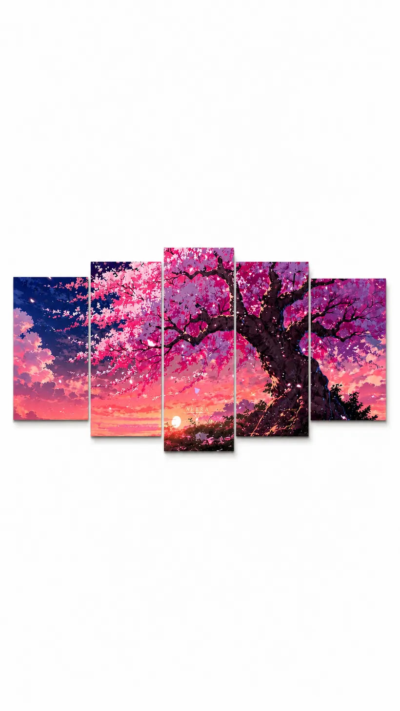Canvas set on a white wall
