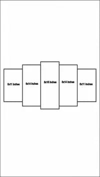 Dimension blueprint diagram