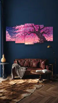 Canvas set in a living room